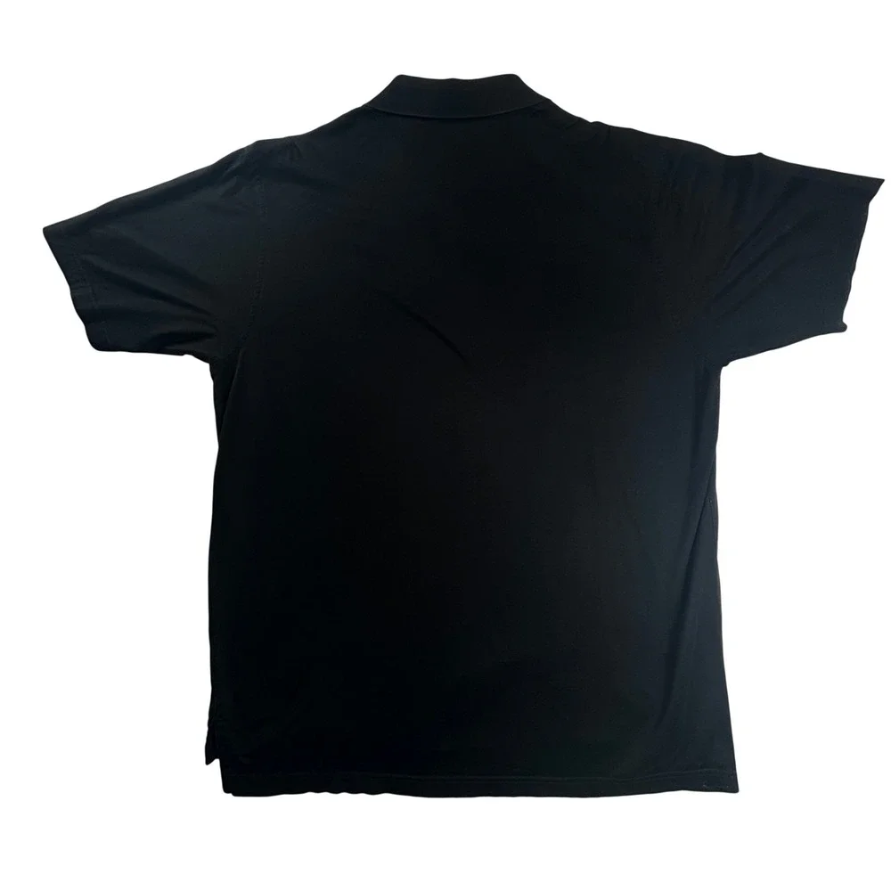 Peter Millar TCU Polo Shirt Mens XL Black Cotton Short Sleeve Horned Frogs NCAA - Picture 2 of 6
